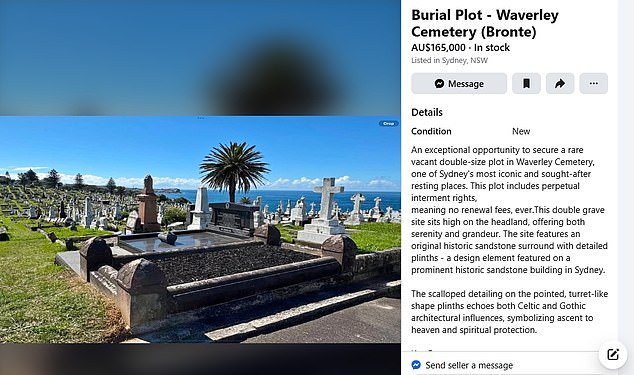 Los australianos transforman las tumbas en oro vendiendo diagramas funerarios por miles