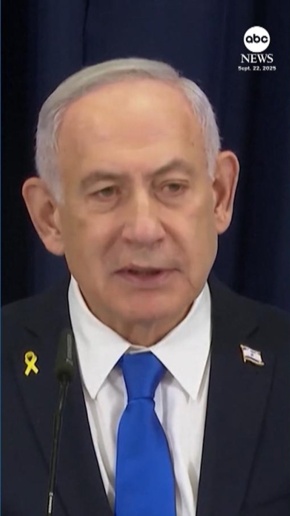 Video el primer ministro israelí Netanyahu rechaza el reconocimiento formal del estado palestino