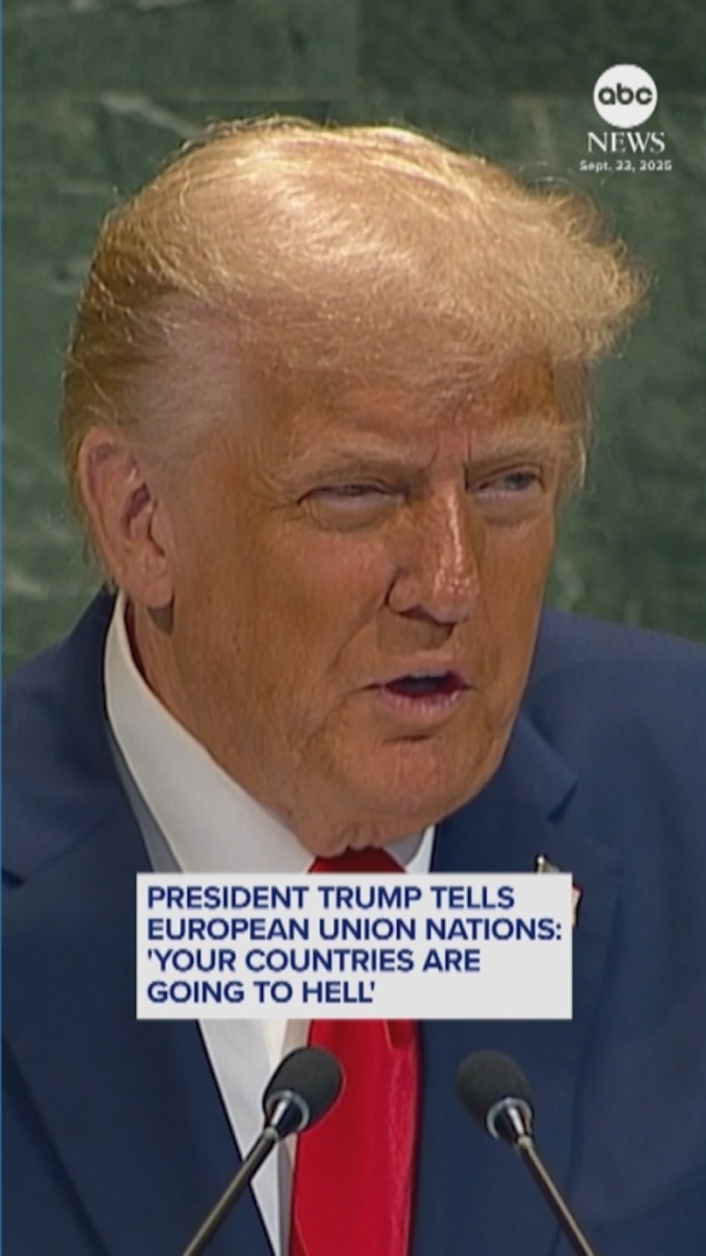 Reloj: Trump dice las naciones de la Unión Europea: “Sus países van al infierno”