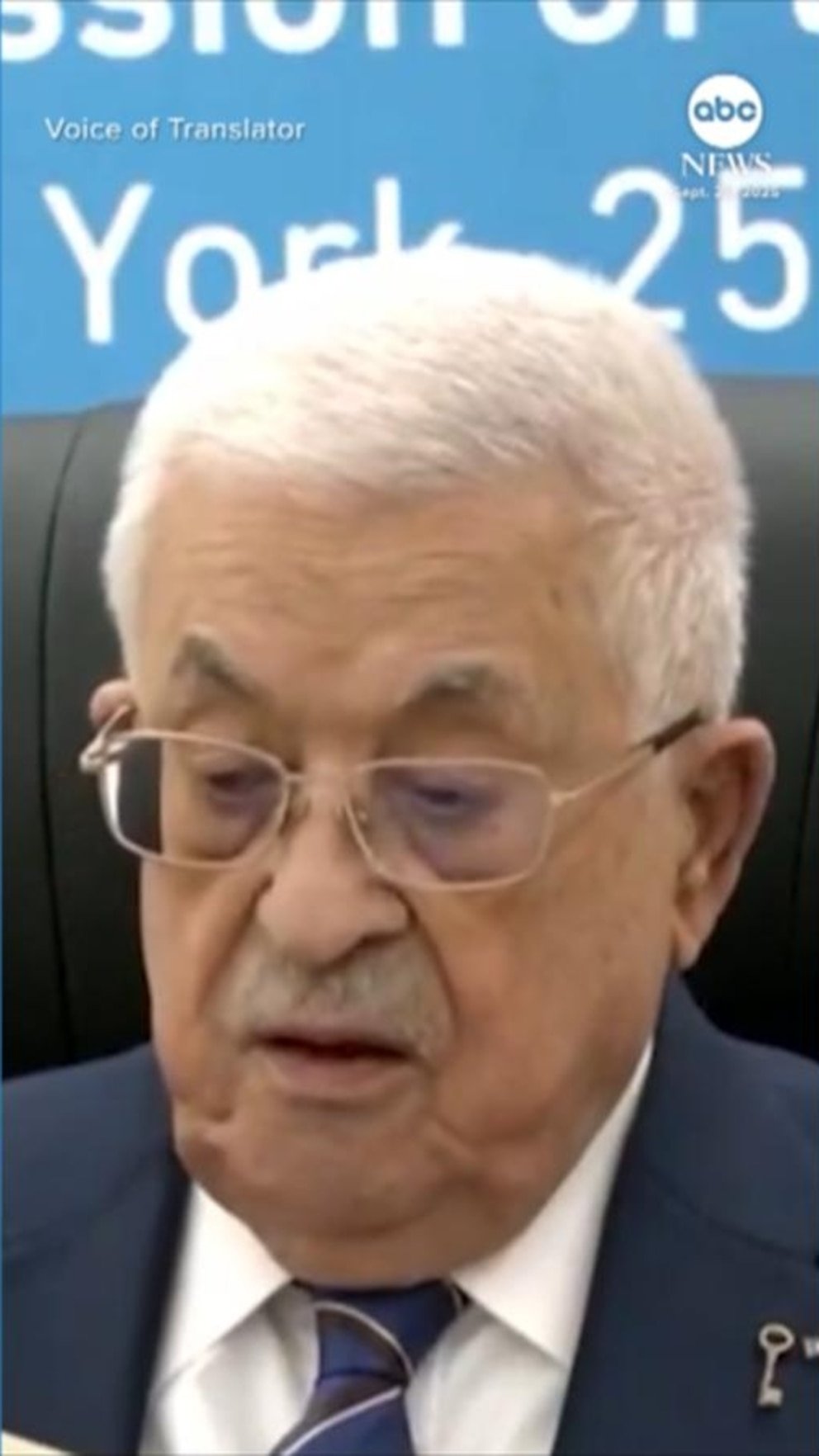 Reloj: El presidente palestino llama a la agresión israelí en la franja de Gaza un “crimen de guerra”