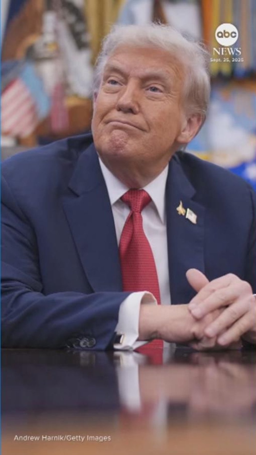 Video El presidente Trump anuncia un acuerdo para poner a Tikok bajo control sobre los inversores estadounidenses