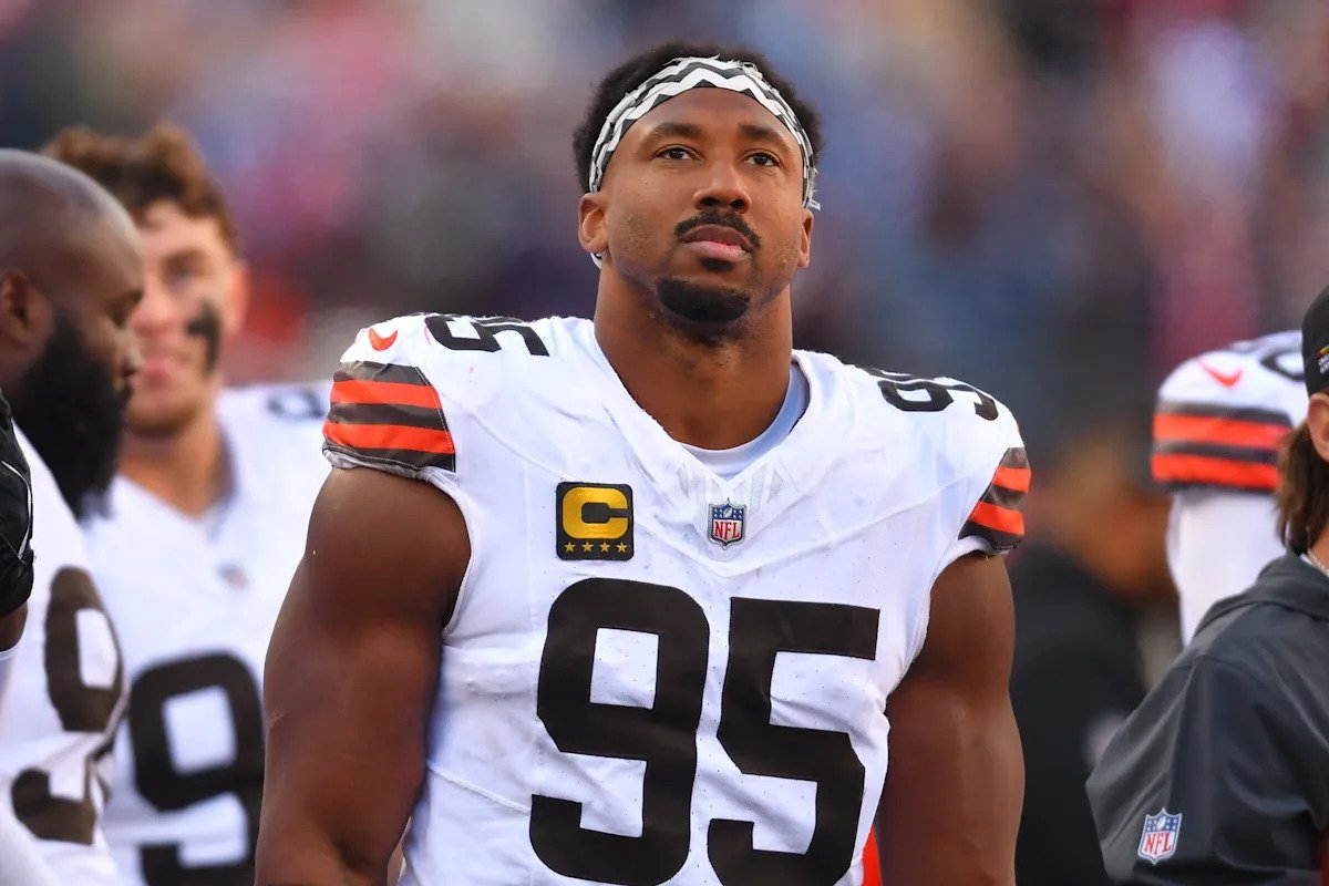 Myles Garrett de los Browns descarta los rumores comerciales y las especulaciones posteriores a la fecha límite de los Eagles: “No tiene nada que ver conmigo”