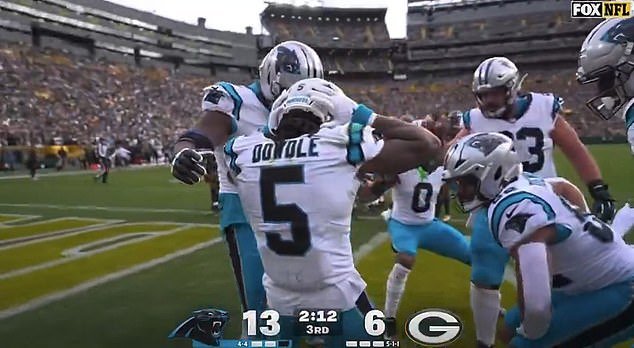 La estrella de la NFL descubre su destino después de una obscena celebración de touchdown