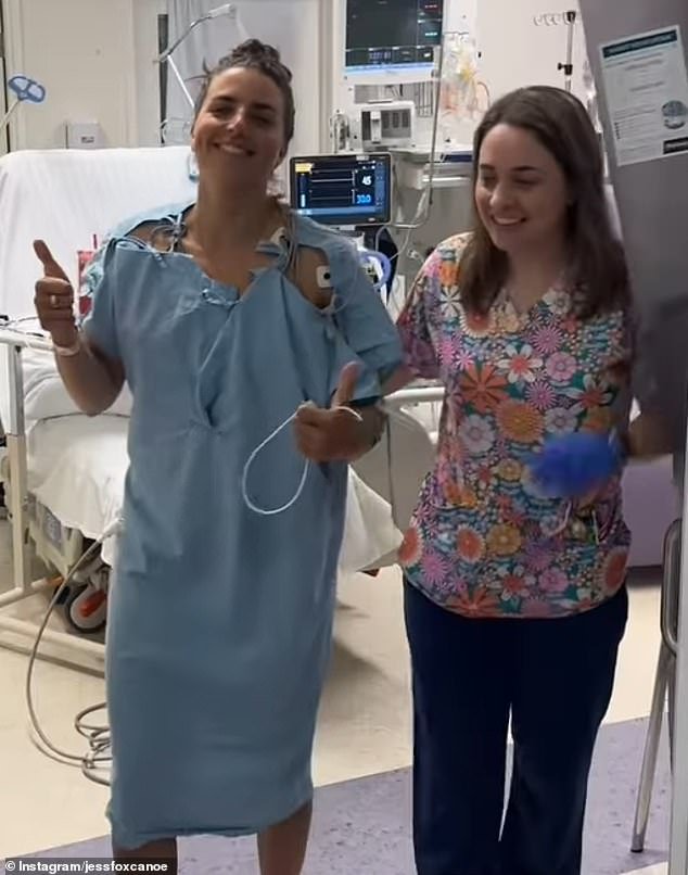 La heroína olímpica australiana Jess Fox revela su doloroso camino hacia la recuperación después de una cirugía de choque para extirpar un tumor