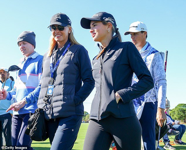 No había ni rastro de Tiger Woods cuando Kai Trump comenzó su vida como golfista profesional con su madre Vanessa a su lado