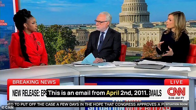 Momento humillante: Jasmine Crockett es ESCOLAR por CNN después de su calumnia de Epstein-Trump