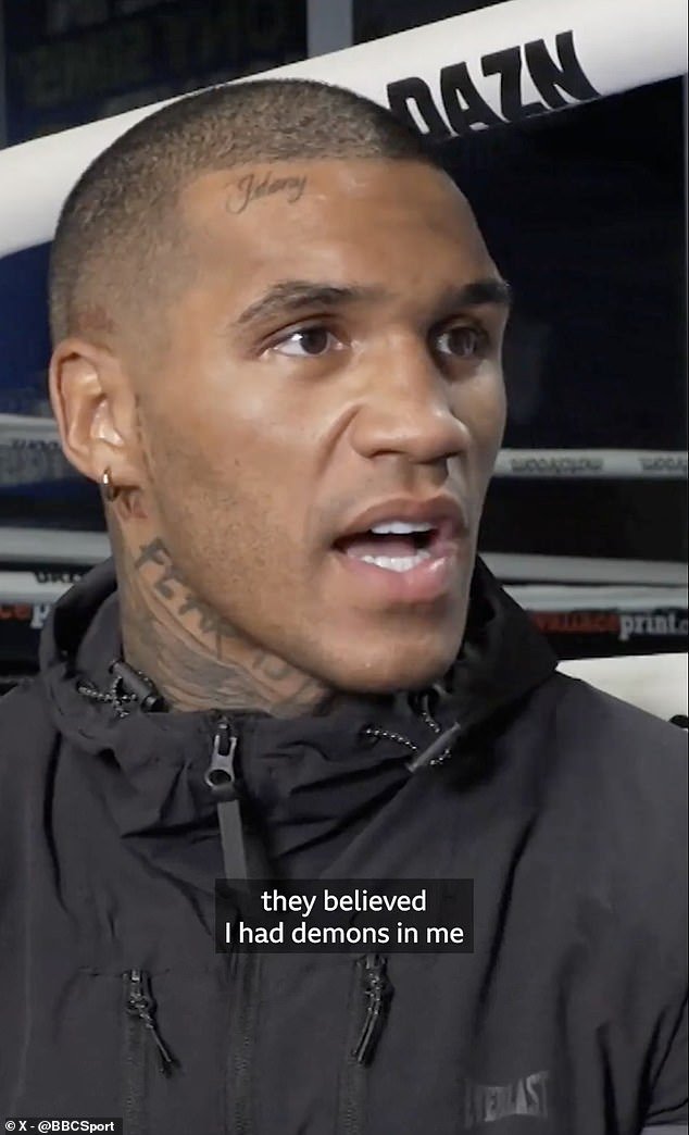 Conor Benn habla sobre el trauma infantil que sufrió al asistir a una escuela religiosa donde el luchador fue acusado de estar “poseído por demonios”.