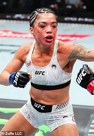 La deslumbrante estrella de UFC queda irreconocible tras la brutal y sangrienta derrota en el Madison Square Garden