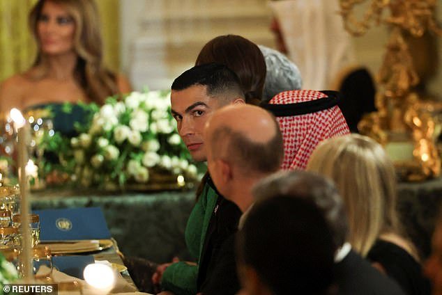 Donald Trump rinde homenaje a Cristiano Ronaldo en la cena en la Casa Blanca con el príncipe heredero saudí