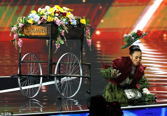 Miss Gran Bretaña cae al subir al escenario del Miss Universo… pero ¿es todo lo que parece?