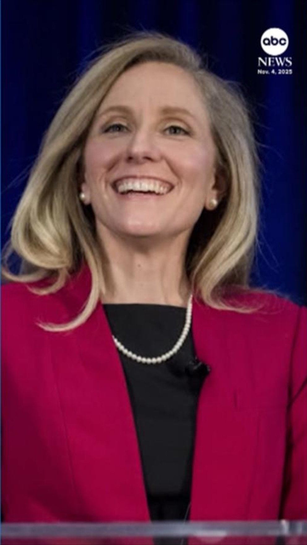 MIRAR: La demócrata Abigail Spanberger ganará la carrera por gobernadora de VA, predice ABC News