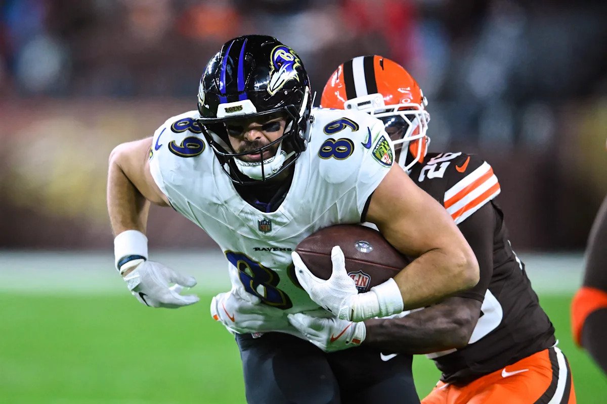 Mark Andrews rompe el récord de yardas recibidas de todos los tiempos de los Ravens y lidera la victoria de remontada sobre los Browns