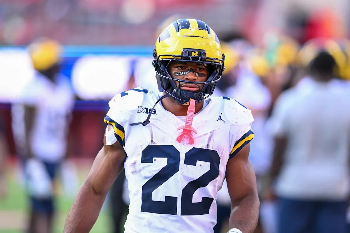 Michigan RB, se espera que el ex líder del Big Ten, el juez Haynes, se pierda el resto de la temporada; El estatus de Jordan Marshall en comparación con Maryland no está claro