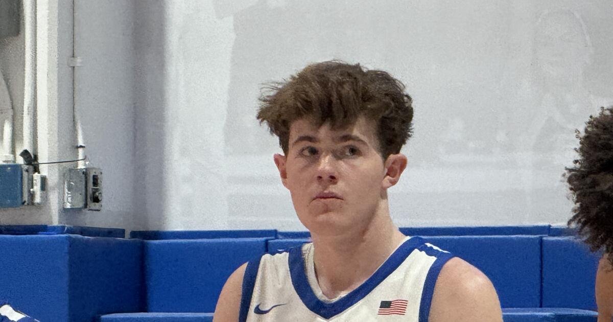 Brayden Kyman es el más joven de la familia en jugar en Pauley Pavilion