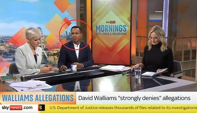 La invaluable reacción del presentador de Sky News cuando un colega lanza la bomba F en vivo