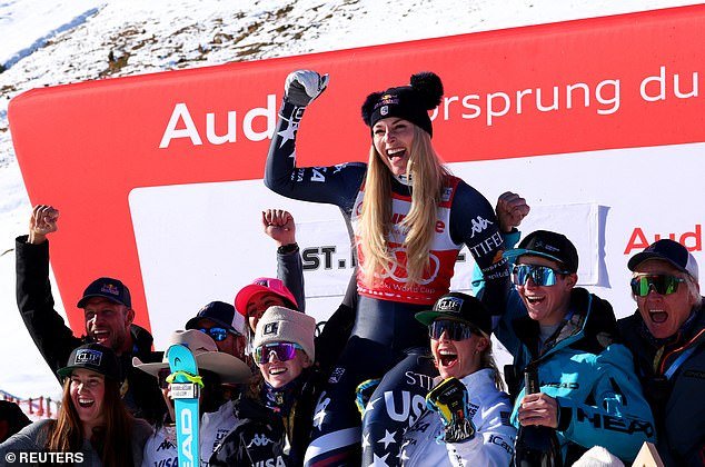 El impresionante regreso de Lindsey Vonn al esquí a los 41 años después de que Estados Unidos se asegurara un lugar en los Juegos Olímpicos de Invierno