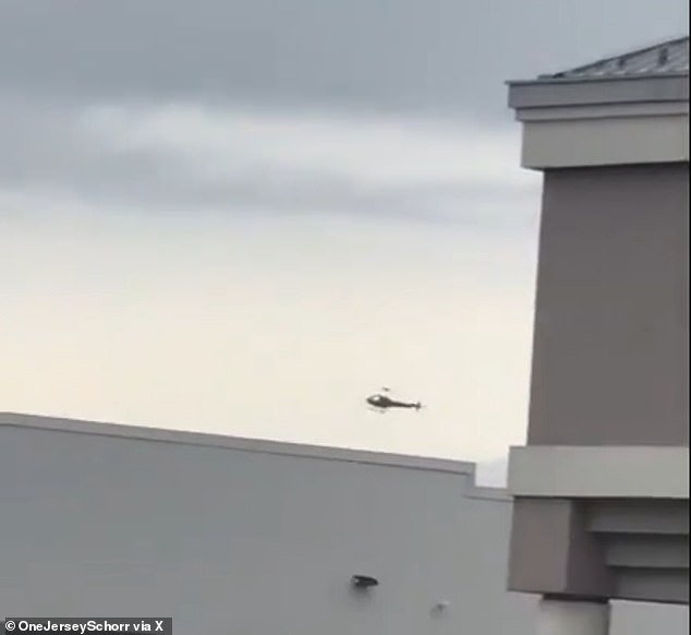 Un helicóptero cayó del cielo tras chocar con otro helicóptero