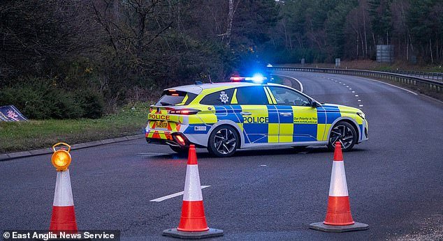 La policía armada dispara a ‘tiradores’ después de un accidente de dos vehículos en la ciudad de Norfolk