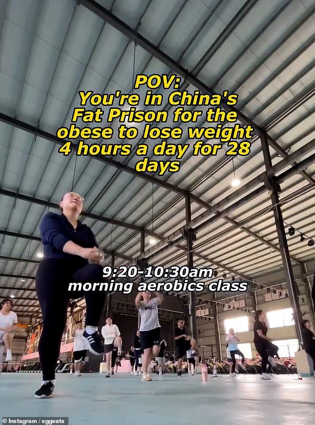 En las “cárceles de grasas” de China, donde las personas con sobrepeso se ven obligadas a pasar 28 días intentando perder peso.