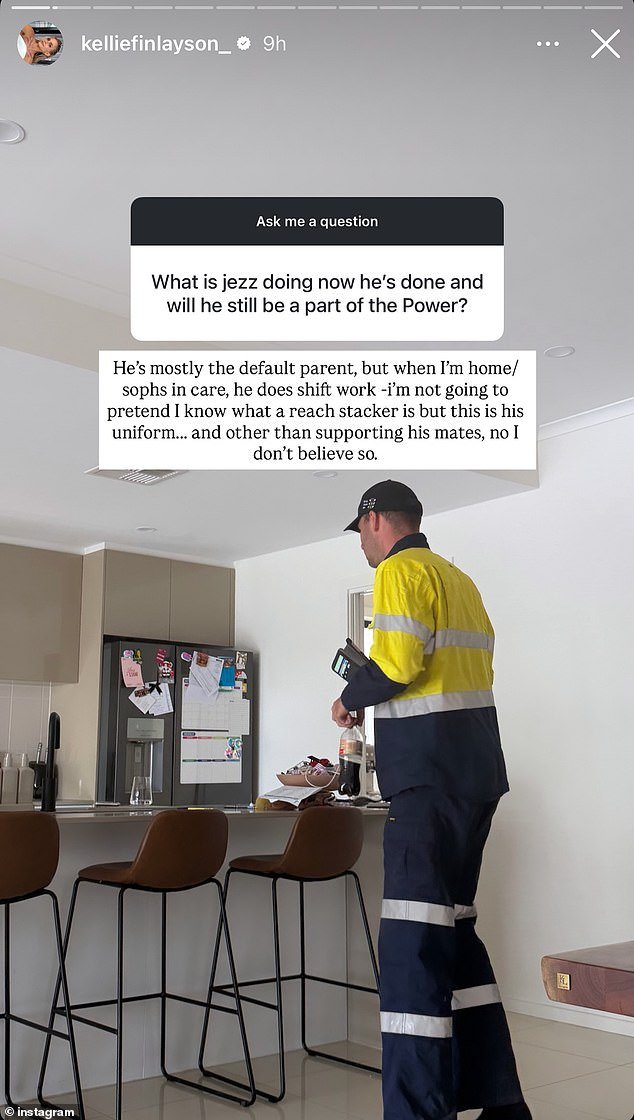 Kellie Finlayson revela lo que está haciendo su marido estrella de la AFL ahora desde que dejó Port Adelaide