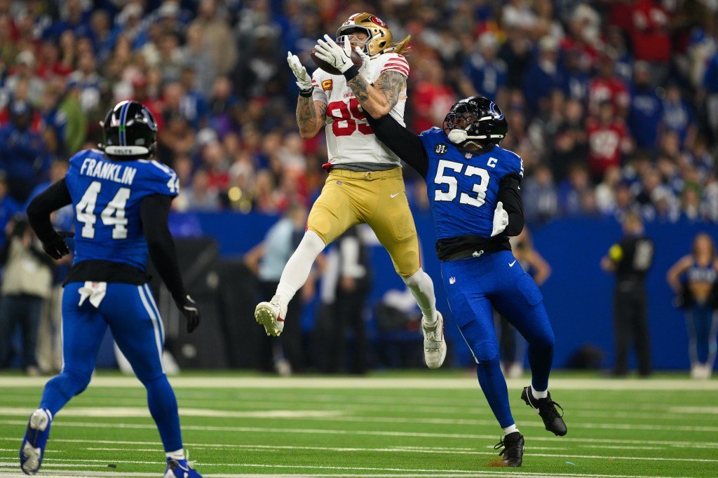 George Kittle de los 49ers no jugará contra los Bears, pero Ricky Pearsall Jr. sí.