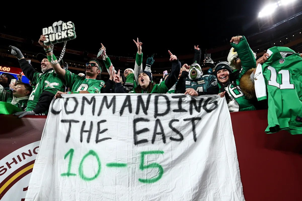 Imagen de los playoffs de la NFL: los Eagles ganan la NFC Este, los Bears toman el control de la NFC Norte y los Cowboys son eliminados