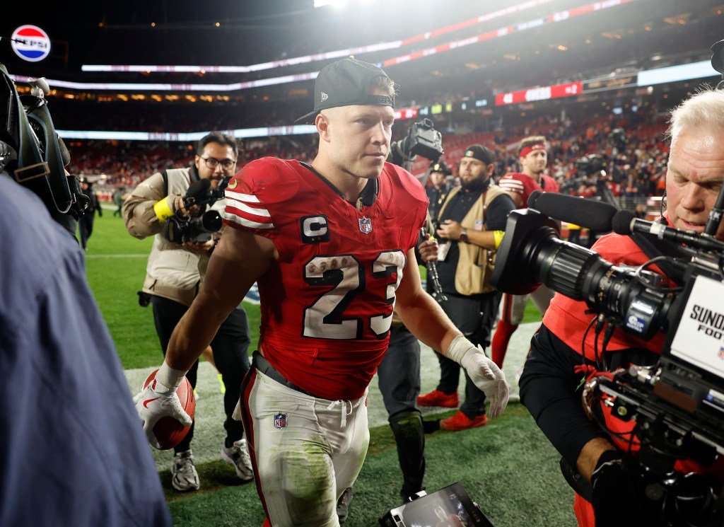 McCaffrey, Williams y Juszczyk de los 49ers están sufriendo antes del final