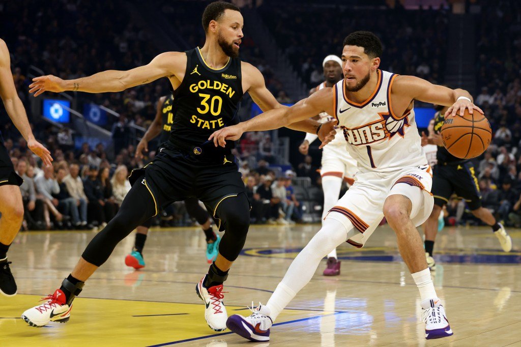 Steph Curry y Warriors se enfrentan a Dillon Brooks y Devin Booker Suns
