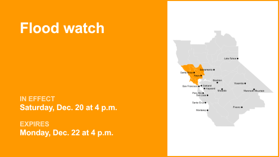 North Bay está bajo vigilancia de inundaciones de sábado a lunes provocada por lluvia excesiva – The Mercury News