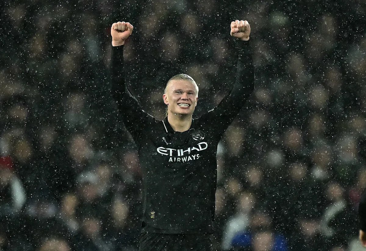 Erling Haaland establece el récord de la Premier League con su gol número 100 en su partido 111 con el Manchester City