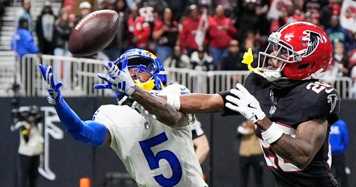 La derrota de los Rams ante los Falcons pone en peligro sus esperanzas de Super Bowl
