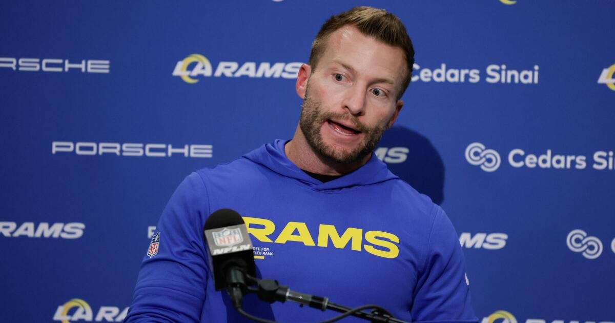 Sean McVay: El Comité de Competición revisará la conversión de 2 puntos de los Seahawks