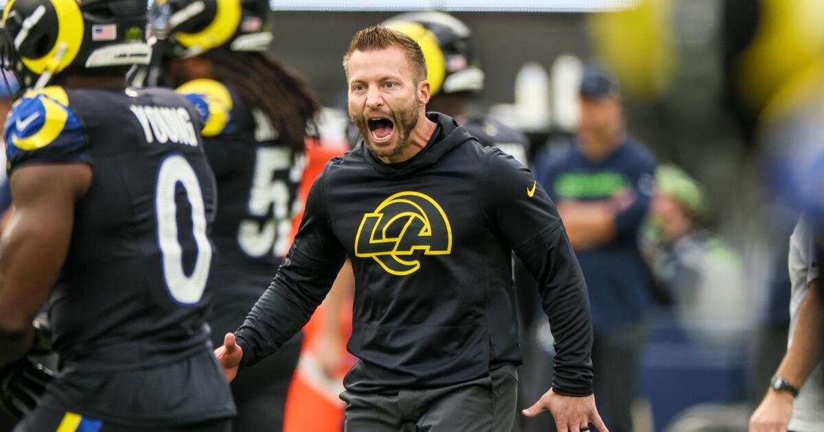 A Sean McVay no le importa rastrear la posición de los Rams en los playoffs