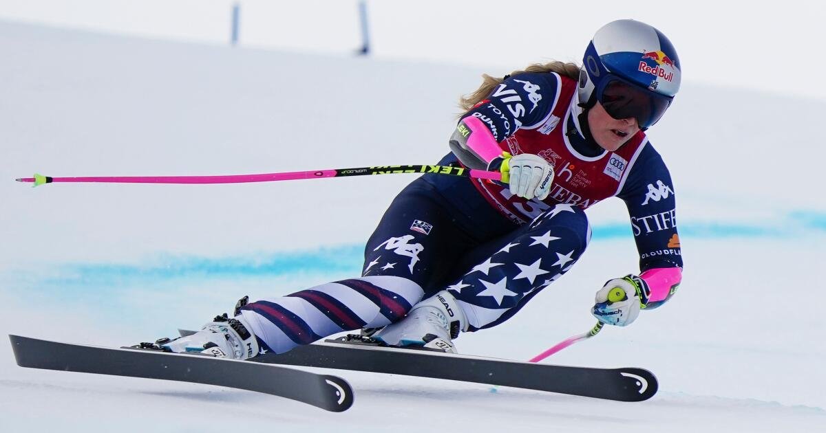 Lindsey Vonn sigue desafiando el tiempo y clasificándose para los Juegos Olímpicos de Invierno