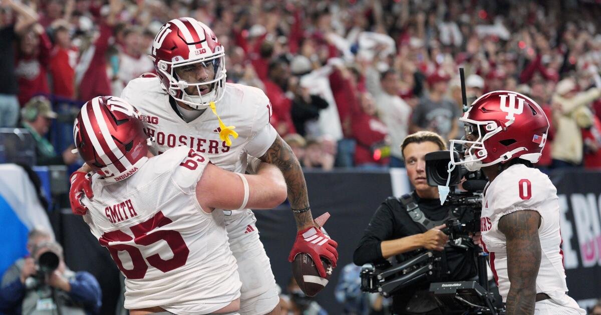 Indiana intenta mantenerse a la cabeza tras un largo descanso antes del Rose Bowl