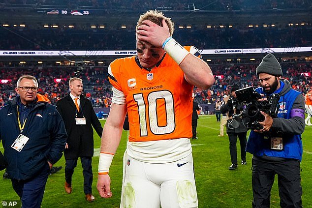 El mariscal de campo de los Broncos, Bo Nix, rompe su silencio después de que una lesión desgarradora destrozó su sueño de Super Bowl