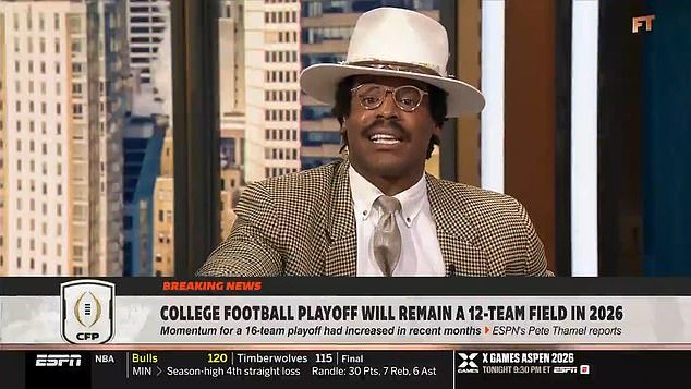 La ex estrella de la NFL Cam Newton está siendo destrozada por los espectadores de ESPN después de una extraña afirmación sobre la “irrelevante” Notre Dame