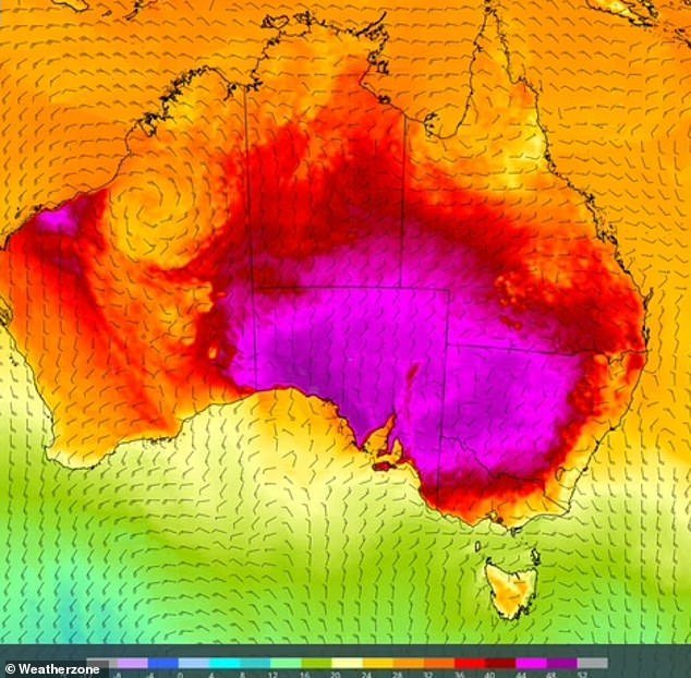Millones de australianos están en alerta máxima mientras el clima extremo azota varios estados con olas de calor sofocantes y un ciclón tropical.