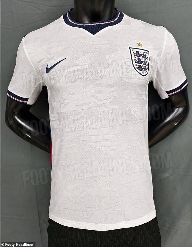 El uniforme de la Copa Mundial de Inglaterra está ‘FUGADO’: Tres Leones abandonan los diseños ‘despertados’ para honrar el himno nacional con el uniforme que usarán en Estados Unidos este verano