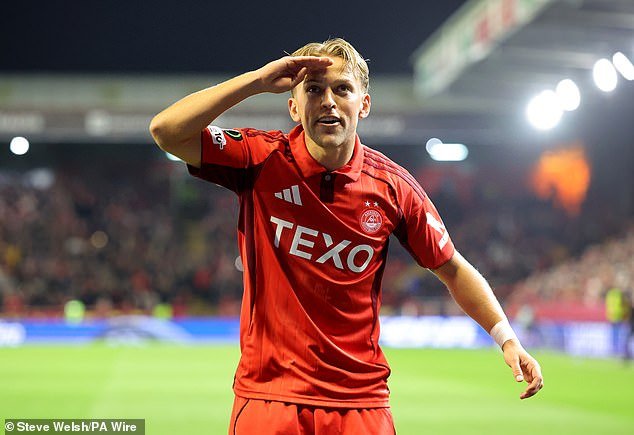 El fracaso del Aberdeen, Jesper Karlsson, es el último jugador extranjero en descubrir que el fútbol escocés se juega de forma diferente