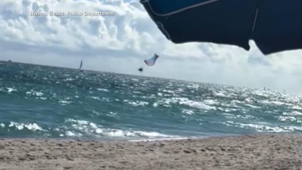MIRA: Parapente sobrevive a caída desde casi 150 metros de profundidad en el mar