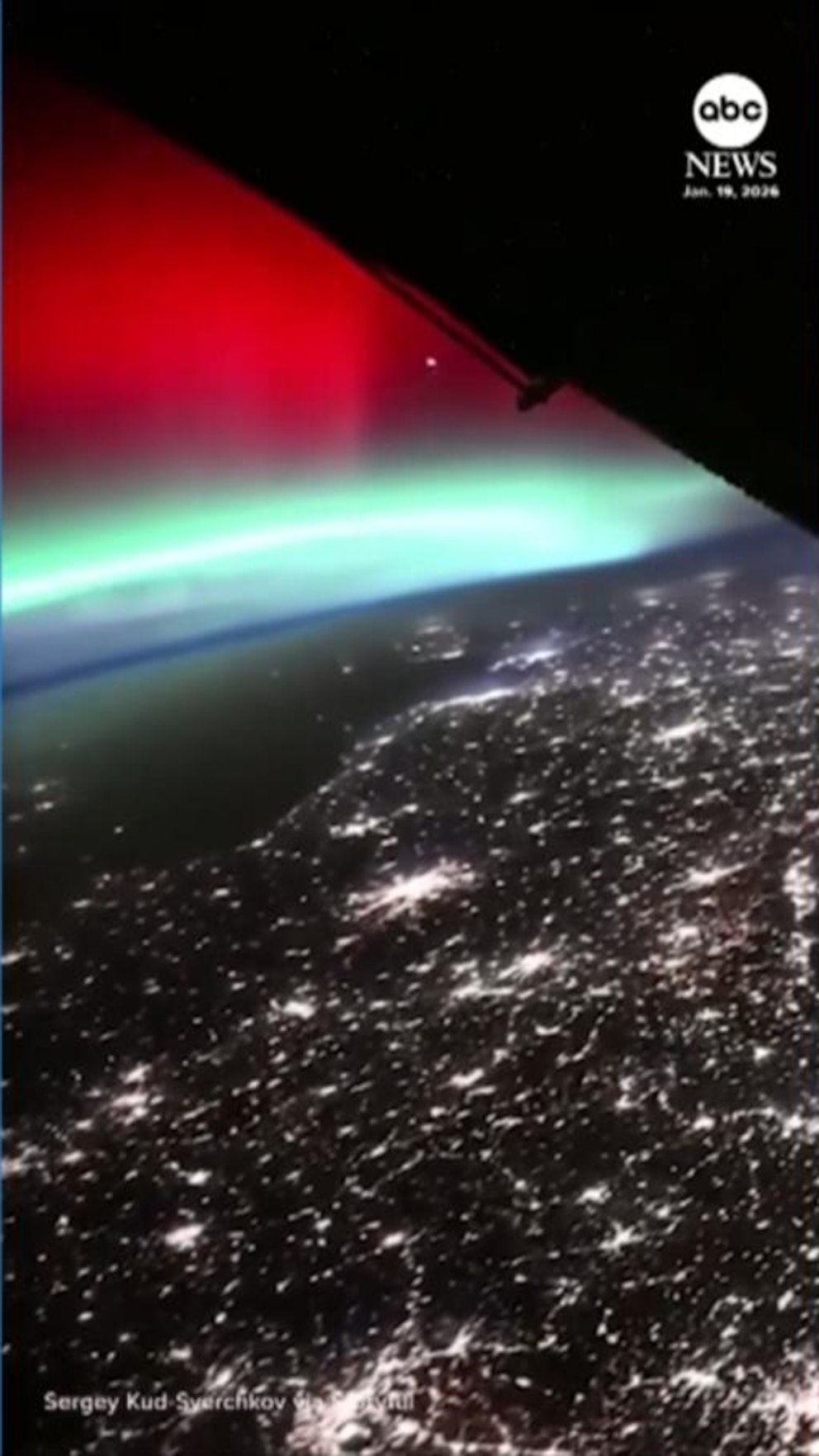 MIRAR: Impresionantes vistas de la aurora boreal desde la Estación Espacial Internacional