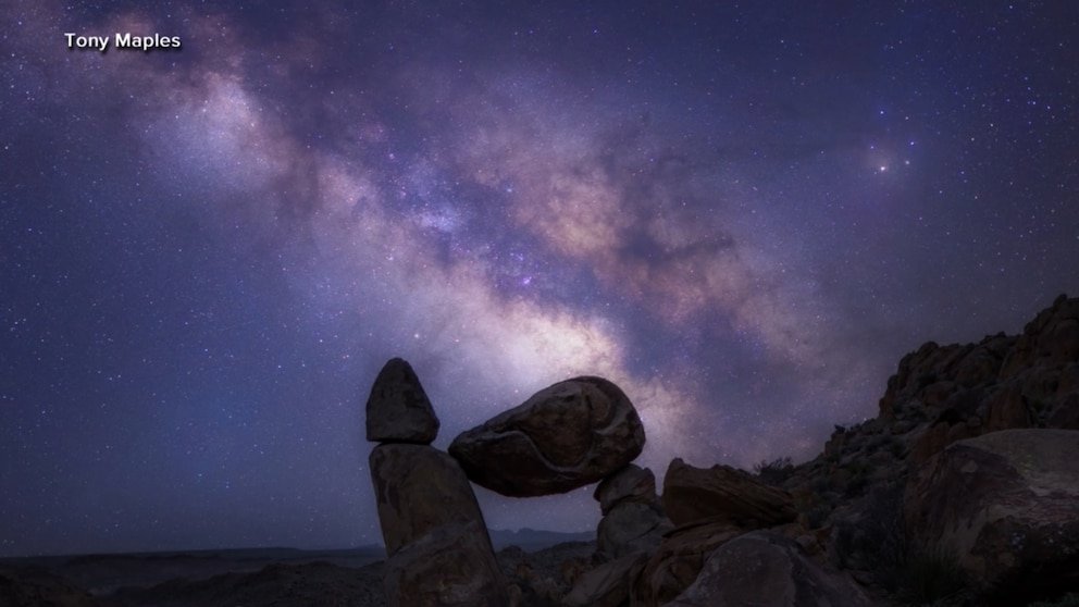 MIRAR: El cielo nocturno de Big Bend está en exhibición celestial