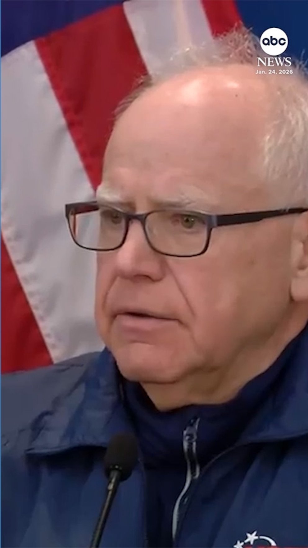 Vídeo Walz dice que no tiene “mucha confianza” en que Trump “hará lo correcto”