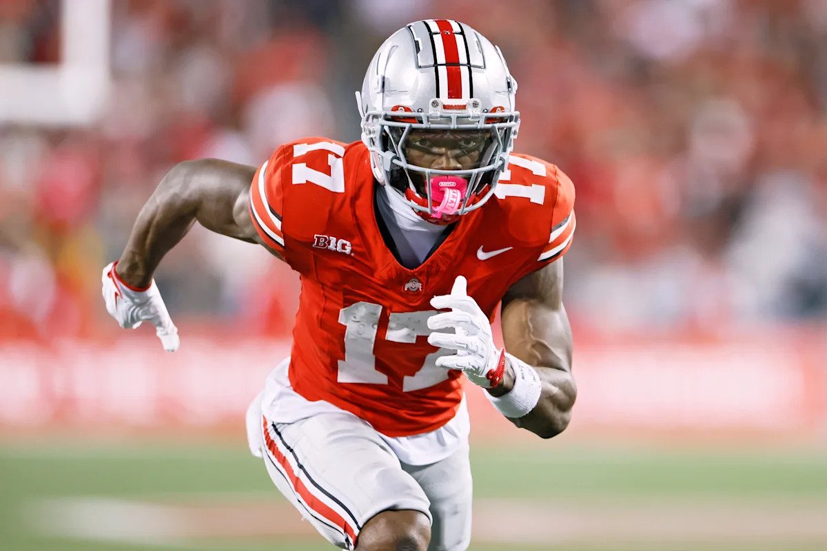 El WR Carnell Tate de Ohio State se declara para el Draft de la NFL 2026