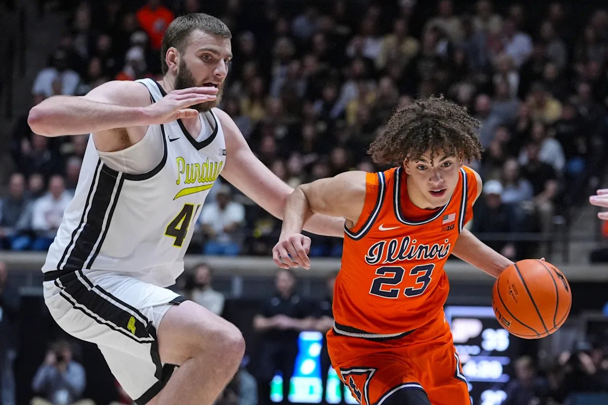Keaton Wagler anota 46 puntos y el No. 11 Illinois supera al No. 4 Purdue
