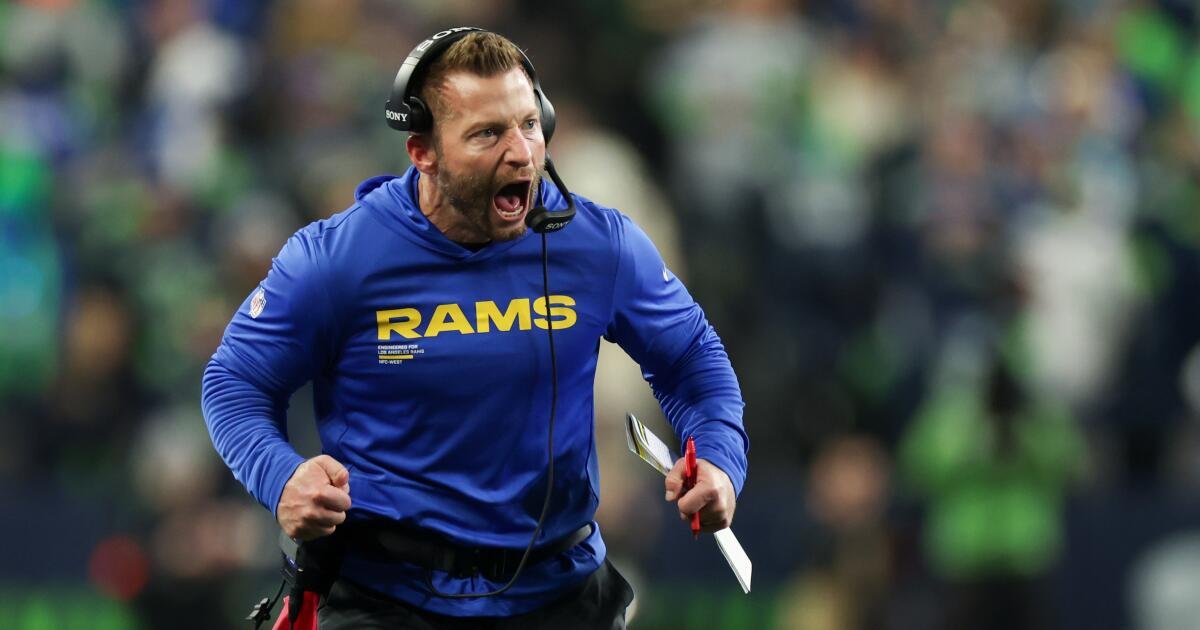 Sean McVay merece la culpa por la derrota de los Rams por el título de la NFC ante los Seahawks