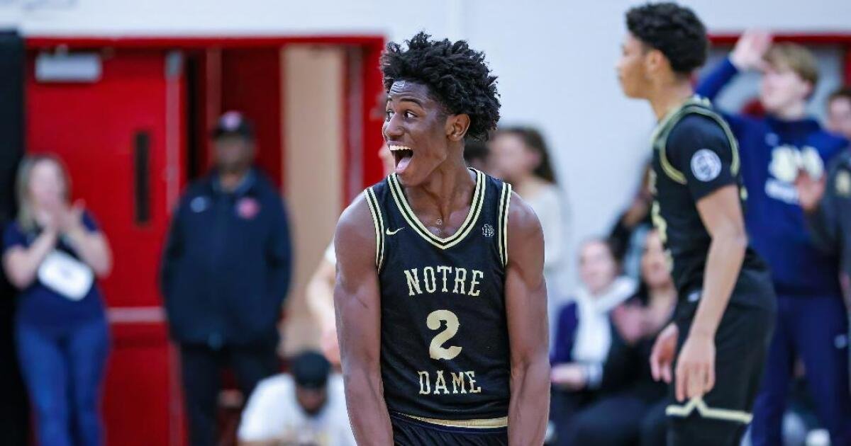 El ranking de los 25 mejores baloncesto de escuelas secundarias del Times