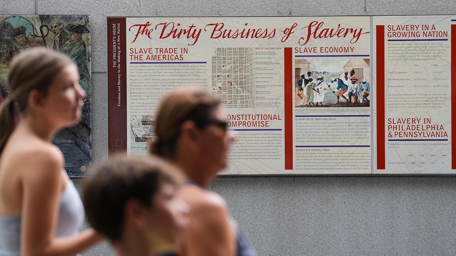 Filadelfia demanda para retirar exhibición sobre esclavitud
