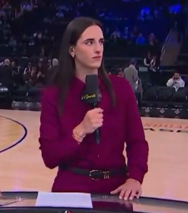 La reacción de “enojado” de Caitlin Clark hacia el ícono del baloncesto se vuelve viral luego de que este hiciera una comparación poco halagadora entre ella y el jugador de la NBA